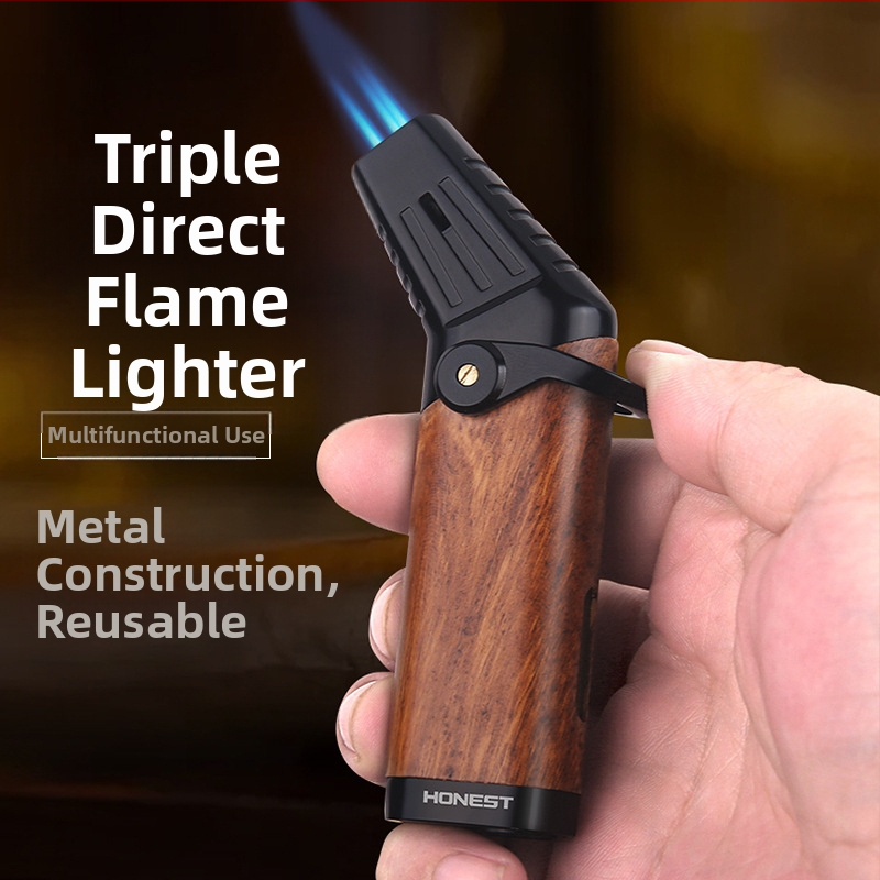 Baicheng tuulekindel otse tuulekindel täispuhutav tulemasin sigari moxibustion spetsiaalne kolme tulega meeste pihustuspüstol piiriülene hulgimüük