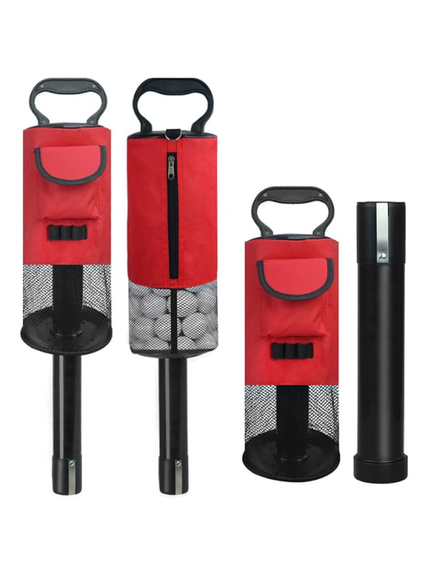 Prekogranična gornja i donja platnena cijev za prikupljanje loptica za golf, 70 loptica, bez savijanja i lako se uklanja, mrežasta torba za prikupljanje loptica za golf