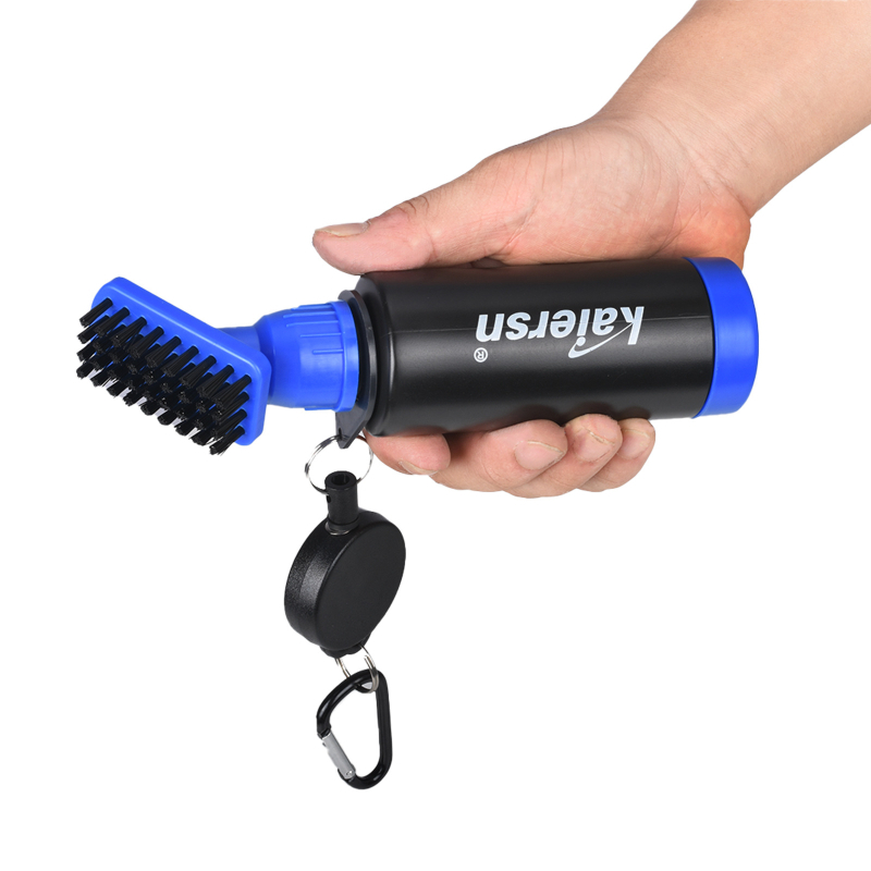 Kaiersn četka za prskanje vodom za golf palice, četka za čišćenje s kuglastom glavom, jednostavna kopča za povlačenje, praktična četka za boce s vodom