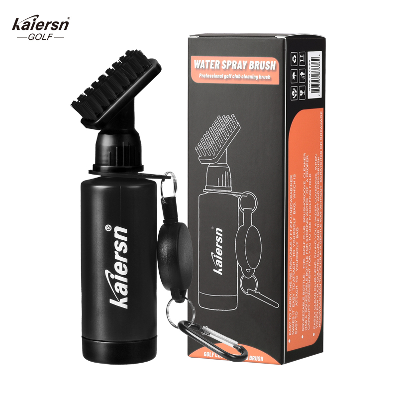 Kaiersn četka za prskanje vodom za golf palice, četka za čišćenje s kuglastom glavom, jednostavna kopča za povlačenje, praktična četka za boce s vodom
