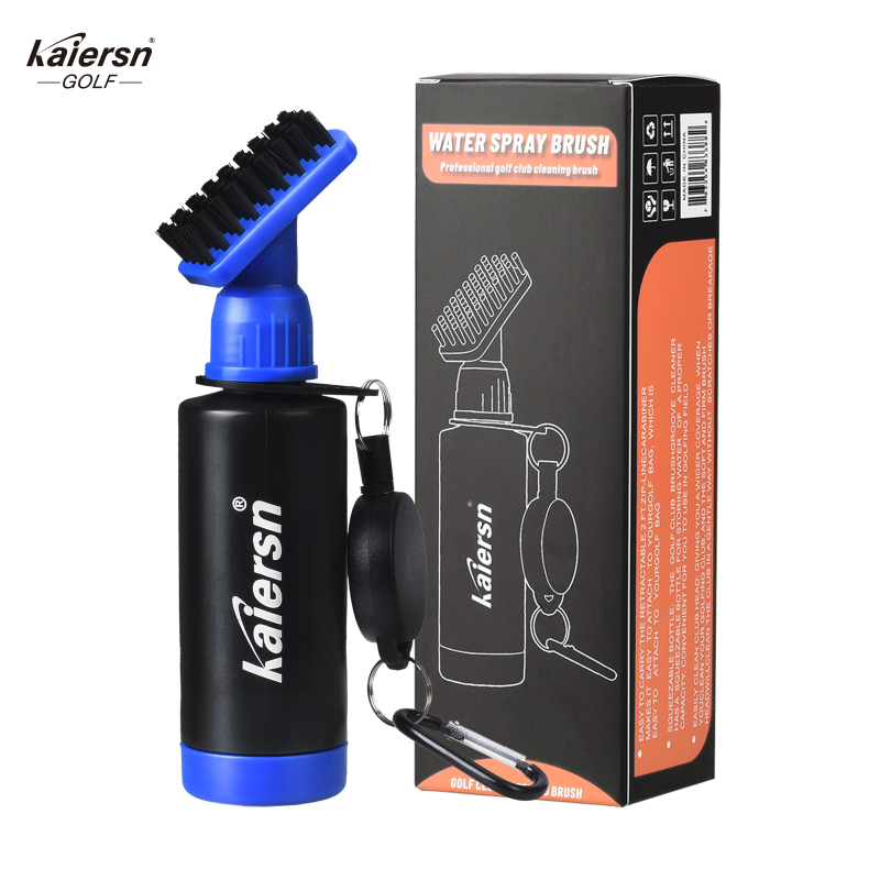 Kaiersn četka za prskanje vodom za golf palice, četka za čišćenje s kuglastom glavom, jednostavna kopča za povlačenje, praktična četka za boce s vodom