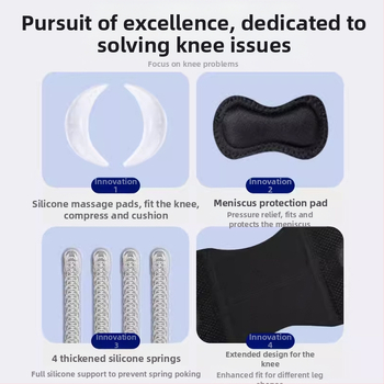 Ιαπωνικό κάλυμμα προστασίας γονάτου οκτώ γενεών για μηνίσκο, επιγονατίδα, ορειβασία, τρέξιμο, σταθεροποιητής άρθρωσης γονάτου, αθλητισμός
