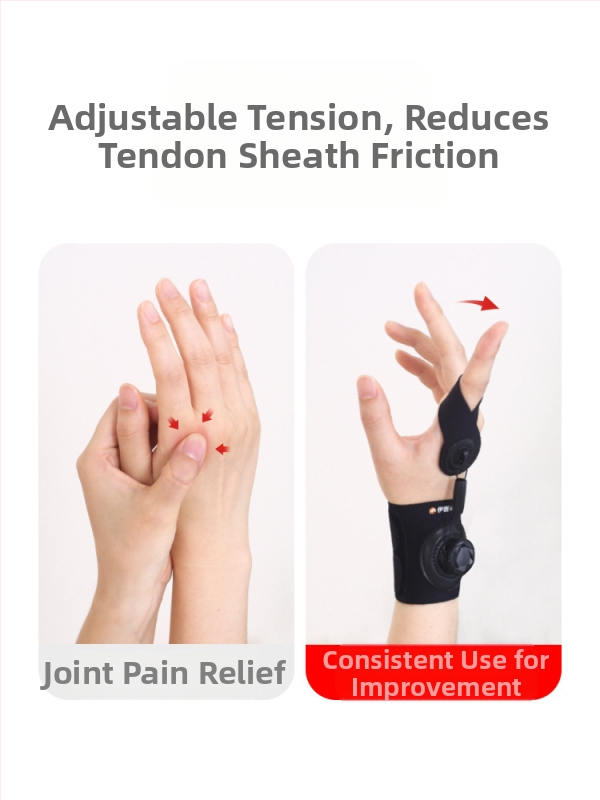 Ротационен спусък за пръсти, ортопедичен калъф за сухожилие на палеца, фиксатор за огъване на пръста, вътрешна катарама, ортопедичен защитен ръкав за ставата на пръста