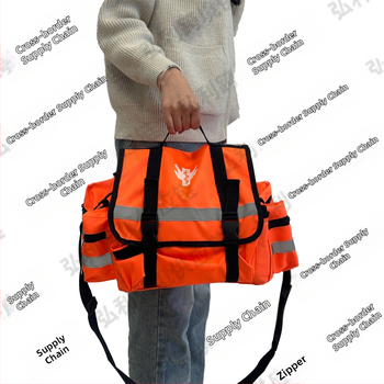 Σε απόθεμα Κιτ πρώτων βοηθειών εξωτερικού χώρου Ιατρικό κιτ Μεγάλης χωρητικότητας Ανακλαστική ταινία Φορητή τσάντα αποθήκευσης Διάσωσης Τσάντα τραυμάτων