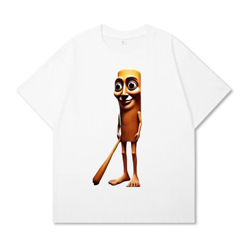 Tralalero Tralala naljakas haikoeraga meeste ja naiste moetrendi trendikas polüester ümara kaelusega lühikeste varrukatega T-särk