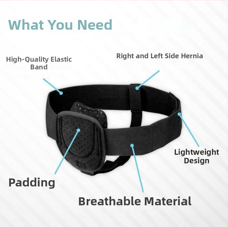 Херниален колан за мъже от директни продажби от фабриката, колан за притискане при ингвинална херния, регулируем колан за поддръжка на тънките черва