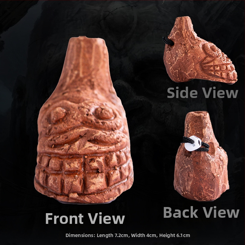 Asteekide mini keraamika flööt puhas keraamika mudavile Kun dekompressiooni naljavilel õudus ulgumine trikimänguasi