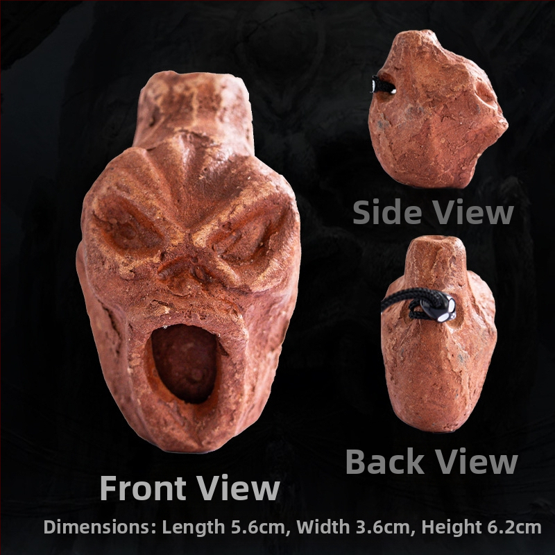 Asteekide mini keraamika flööt puhas keraamika mudavile Kun dekompressiooni naljavilel õudus ulgumine trikimänguasi