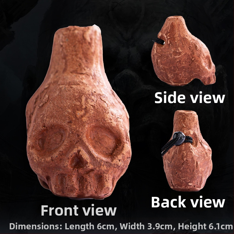 Asteekide mini keraamika flööt puhas keraamika mudavile Kun dekompressiooni naljavilel õudus ulgumine trikimänguasi