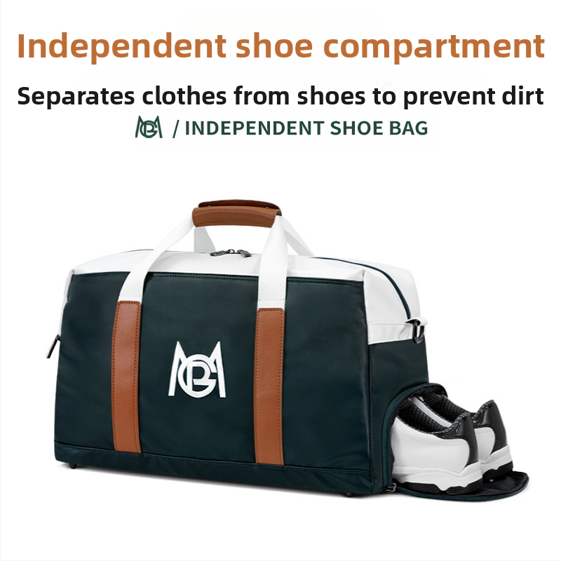 Чанта за дрехи за голф PGM за мъже и жени от PU, лека, водоустойчива, за пътуване, чанта, независима чанта за обувки