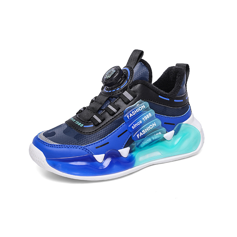 Poiste kingad 2024 sügis ja talv uued fliisvoodriga paksendatud tudengi vabaaja poiste jooksujalatsid laste tossud juuksed