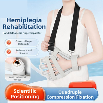 Meditsiiniline sõrmelõhe sõrmetreeningu ortoos insuldi hemipleegia rehabilitatsioonitugi sõrme fikseeritud rehabilitatsioonikaitse hulgimüük