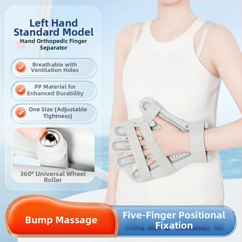 Meditsiiniline sõrmelõhe sõrmetreeningu ortoos insuldi hemipleegia rehabilitatsioonitugi sõrme fikseeritud rehabilitatsioonikaitse hulgimüük