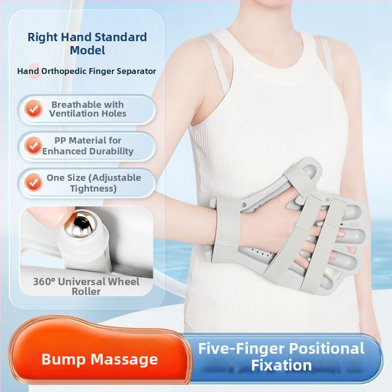 Meditsiiniline sõrmelõhe sõrmetreeningu ortoos insuldi hemipleegia rehabilitatsioonitugi sõrme fikseeritud rehabilitatsioonikaitse hulgimüük