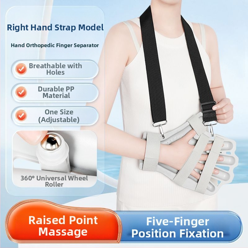 Meditsiiniline sõrmelõhe sõrmetreeningu ortoos insuldi hemipleegia rehabilitatsioonitugi sõrme fikseeritud rehabilitatsioonikaitse hulgimüük