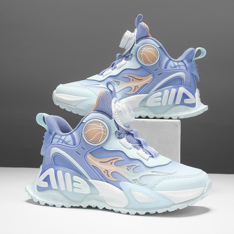 Pantofi sport pentru copii, pantofi de baschet pentru băieți, respirabili, de primăvară și de vară, pentru copii de talie medie și mare, antiderapanți, pantofi de alergare la modă