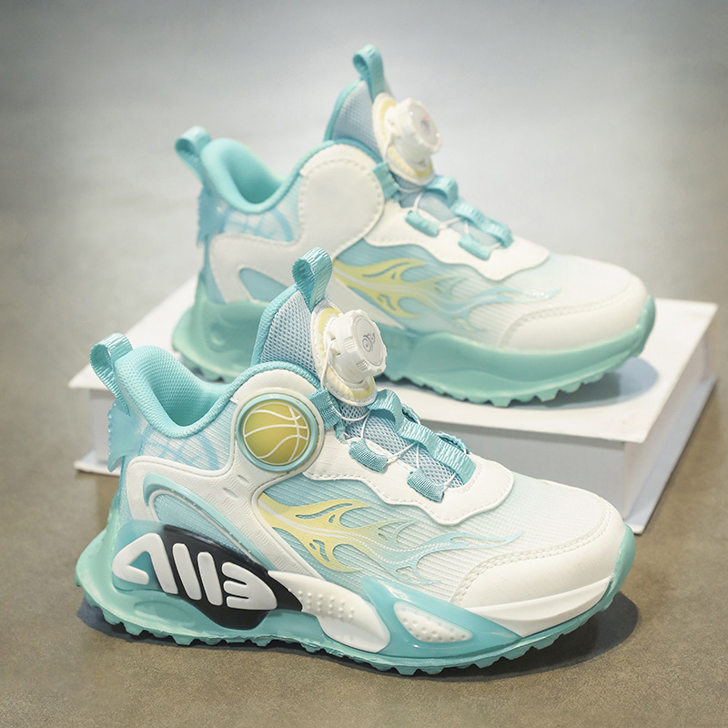 Lastejalatsid kevadel ja suvel uued hingavad võrgust poiste korvpallijalatsid keskmisele ja suurele laste tossud libisemiskindlad jooksujalatsid trendikad