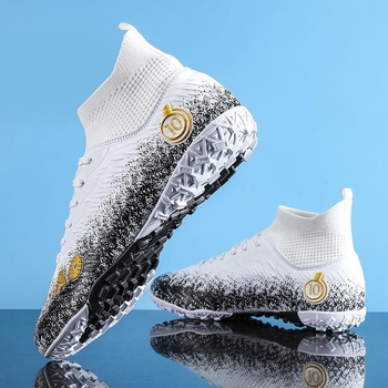 Διασυνοριακό εξωτερικό εμπόριο ανδρικών και γυναικείων ποδοσφαιρικών παπουτσιών TF κοντό καρφί σπασμένο καρφί μακρύ καρφί plus size high-top Παιδιά ενήλικες αθλητικά έφηβοι