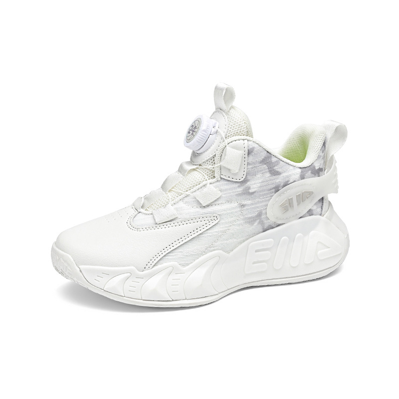 Plahvatusohtlikud laste ja poiste pehme tallaga jooksujalatsid. Kulumiskindlad libisemiskindlad võrgust korvpallijalatsid tossu pöörleva nupuga.