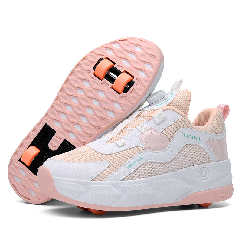 Studentams skirti „Heelloo“ bateliai, keturračiai, vaikiški pačiūžos, vyriški ir moteriški, automatiniai bateliai su ratukais, urmu sandėlyje.