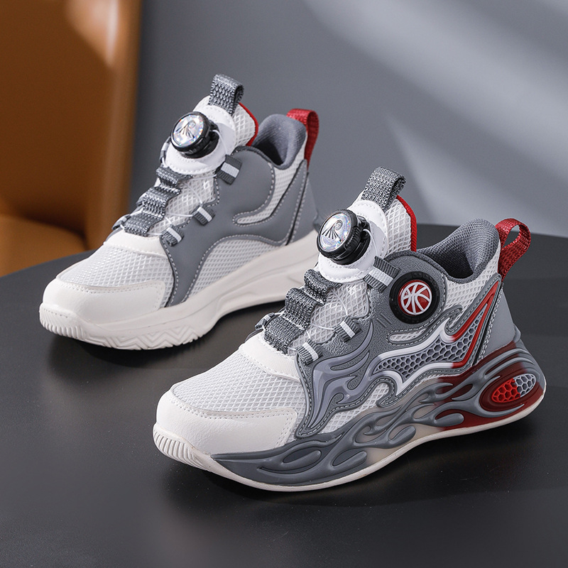 2025. aasta uued laste korvpallijalatsid, võrgust hingavad kevad- ja sügispoiste spordijalatsid