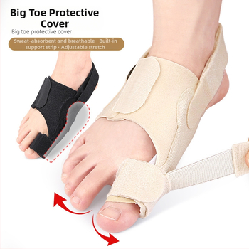 Varvaste fikseerimisvöö, pöidla valgus, suure jala luu eend, kattuv varvaste eraldaja, päeval ja öösel reguleeritava pingega jalakaitse