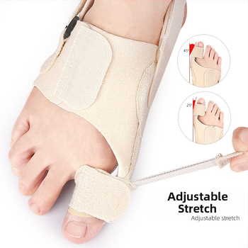 Varvaste fikseerimisvöö, pöidla valgus, suure jala luu eend, kattuv varvaste eraldaja, päeval ja öösel reguleeritava pingega jalakaitse