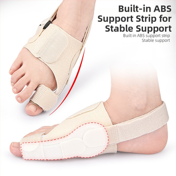 Varvaste fikseerimisvöö, pöidla valgus, suure jala luu eend, kattuv varvaste eraldaja, päeval ja öösel reguleeritava pingega jalakaitse