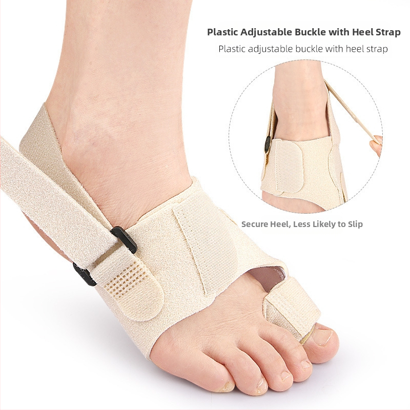 Колан за фиксиране на пръстите, валгус на палеца, изпъкналост на костта на голямото стъпало, припокриващ се разделител на пръстите, протектор за крака с регулируемо опъване през деня и нощта