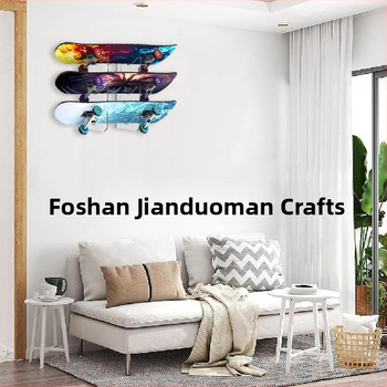 1 чифт акрилни стойки за скейтборд, стенен монтаж, хоризонтална стойка за съхранение на скутери, стойка за лонгборд