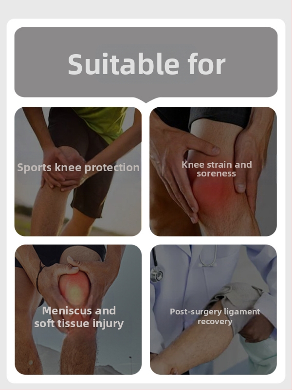 Силиконов колан за стабилизиране на пателата, спортен протектор за коляно, мъжки колан за защита на коляното, скачане на въже, бягане, травми, за жени, специална удобна защита