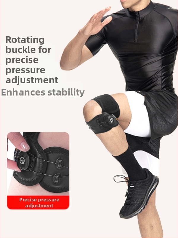 Силиконов колан за стабилизиране на пателата, спортен протектор за коляно, мъжки колан за защита на коляното, скачане на въже, бягане, травми, за жени, специална удобна защита