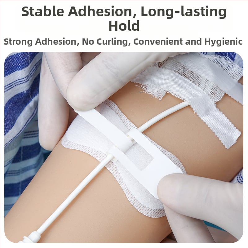Медицински пластир за фиксация на катетър, пластир за фиксация на катетър, превръзка за фиксация на катетър, дренажна тръба, пластир за фиксация на PICC катетър