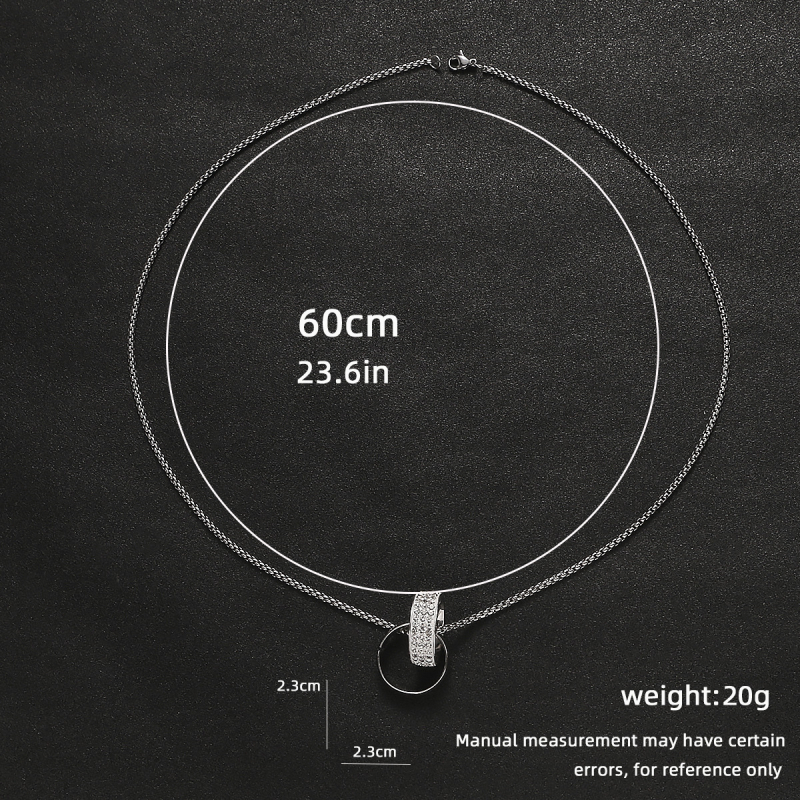 Kõikidele niššidele mõeldud trendika kaubamärgiga meeste ripats, trendikas meeste hiphop-kaelakee, kerge luksusliku disainiga, teemantidega sõrmuse ripats