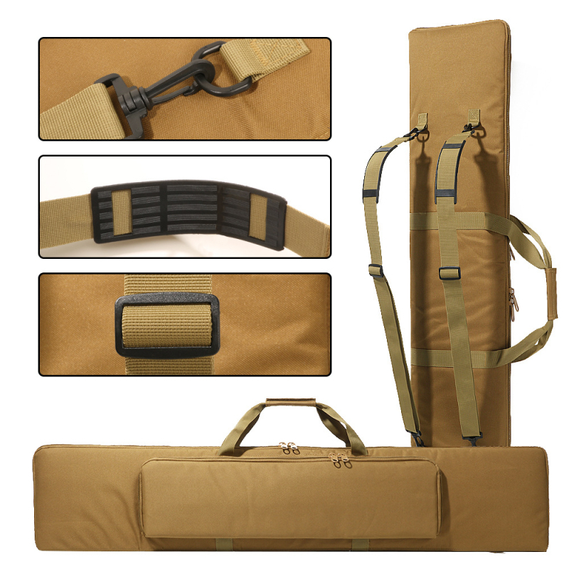 Jinming M4 rotaļu pistoles CS pistoles soma daudzfunkcionālai plecu glabāšanai AK taktiskajai somai, kas paredzēta makšķerēšanas aprīkojumam, makšķerēšanas somai