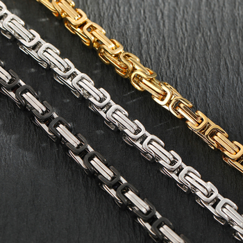 Αλυσίδα λουλουδιών από ανοξείδωτο ατσάλι, μοντέρνα αλυσίδα κλείδας, ανδρικό κολιέ από τιτάνιο, χιπ χοπ, κολιέ με καρίνα προσωπικότητας