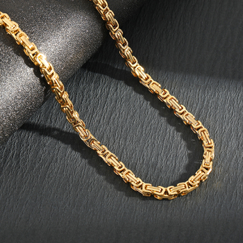 Αλυσίδα λουλουδιών από ανοξείδωτο ατσάλι, μοντέρνα αλυσίδα κλείδας, ανδρικό κολιέ από τιτάνιο, χιπ χοπ, κολιέ με καρίνα προσωπικότητας