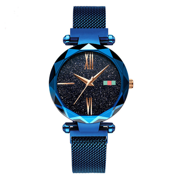 Δημοφιλές ρολόι Tiktok Live Streaming για γυναίκες, μοντέρνο ρολόι χειρός με σχέδιο Starry Sky, ελαφρύ, πολυτελές γυναικείο αδιάβροχο ρολόι χαλαζία