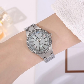 Bs Εξωτερικού Εμπορίου Amazon Δημοφιλές Ρολόι Γυναικείο Ρολόι Diamond Quartz Γυναικείο Ρολόι Ακριβής Μηχανισμός Ζωντανή Μετάδοση Γυναικείο Ρολόι