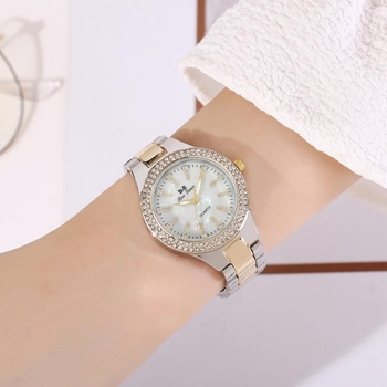 Bs Εξωτερικού Εμπορίου Amazon Δημοφιλές Ρολόι Γυναικείο Ρολόι Diamond Quartz Γυναικείο Ρολόι Ακριβής Μηχανισμός Ζωντανή Μετάδοση Γυναικείο Ρολόι