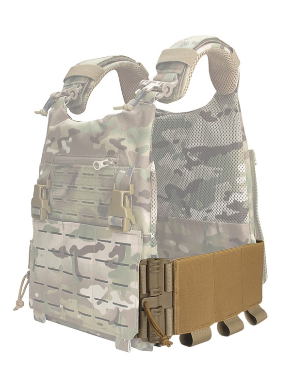 Taktiskā veste ar ātras atbrīvošanas sprādzi, universāla Molle elastīgā josta, jostasvietas maciņš, aprīkojums