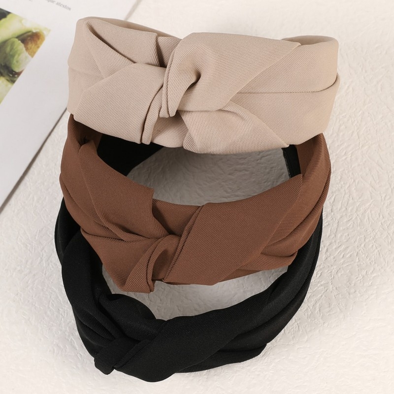 Korea retrokangast sõlmega juukserõngas, naiste internetikuulus laia äärega juukserõngas, kvaliteetsed ja elegantsed juuksekaardipeakatted