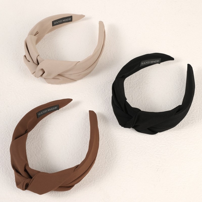 Korea retrokangast sõlmega juukserõngas, naiste internetikuulus laia äärega juukserõngas, kvaliteetsed ja elegantsed juuksekaardipeakatted