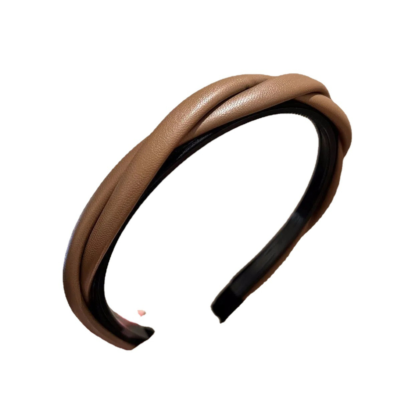 Nahast punutud juustest tipptasemel juukserõngas naistele prantsuse stiilis lihtne juukserõngas internetist populaarne 2022. aasta uus stiil elegantne juuksetempel täiskasvanutele mõeldud juuste aksessuaarid