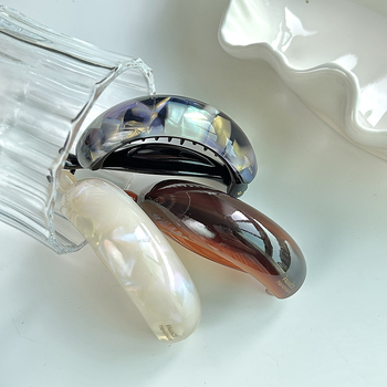 Korea stiilis äädikhape Lihtne elegantne kõrge hobusesaba klambriga seljapea juuksenõelaga peakate keerutatud banaaniklamber horisontaalne klamber ülemine klamber