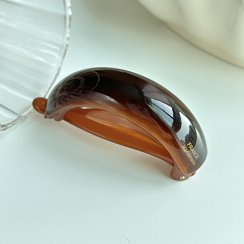 Korea stiilis äädikhape Lihtne elegantne kõrge hobusesaba klambriga seljapea juuksenõelaga peakate keerutatud banaaniklamber horisontaalne klamber ülemine klamber