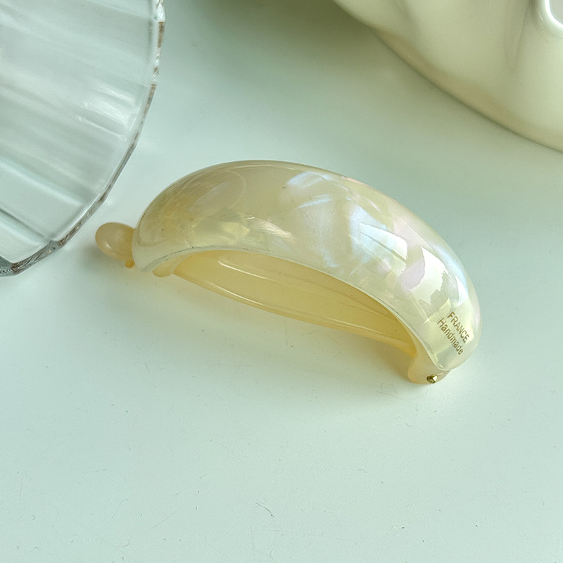 Korea stiilis äädikhape Lihtne elegantne kõrge hobusesaba klambriga seljapea juuksenõelaga peakate keerutatud banaaniklamber horisontaalne klamber ülemine klamber