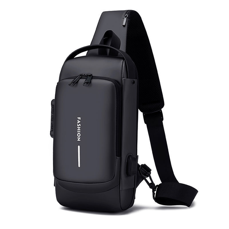 Vīriešu krūšu soma ar paroles slēdzeni, pretaizdzīšanas vīriešu soma pār pleciem, ikdienas sporta motocikla soma, vīriešu mugursoma uz viena pleca, moderna