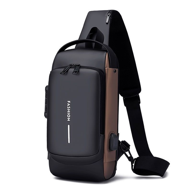 Vīriešu krūšu soma ar paroles slēdzeni, pretaizdzīšanas vīriešu soma pār pleciem, ikdienas sporta motocikla soma, vīriešu mugursoma uz viena pleca, moderna