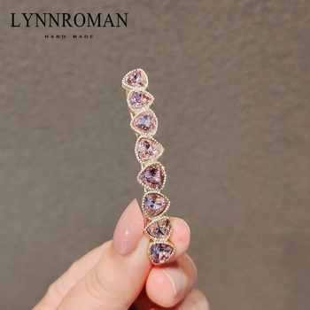 Agrafe de păr coreene strălucitoare cu imitație de cristal, breton elegant, clip lateral, cataramă de broască, clip cu un singur cuvânt, clip de sus, agrafe de păr, accesorii pentru pălării